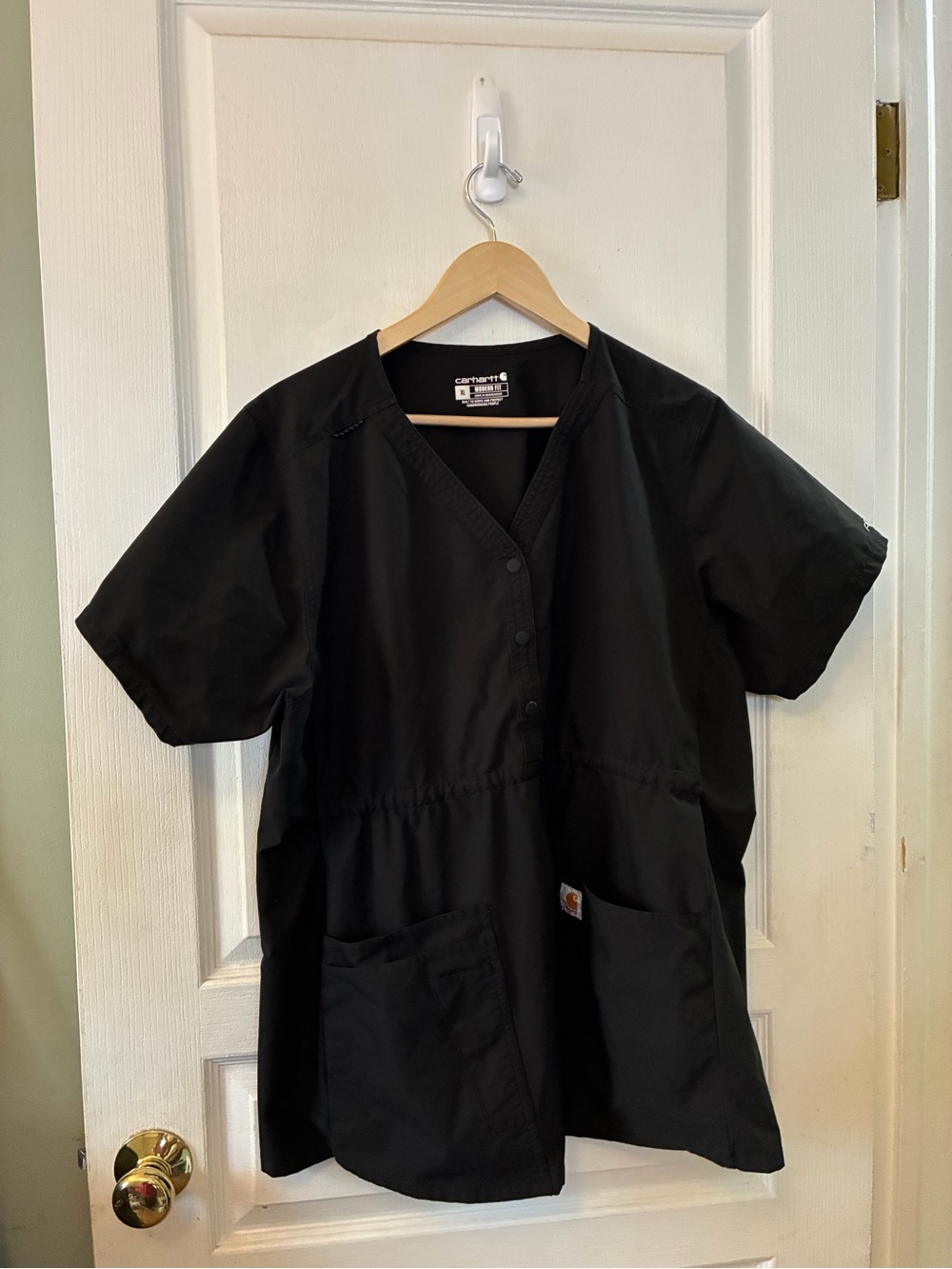 Carhartt Women's Force Essentials Henley Maternity Scrub Top